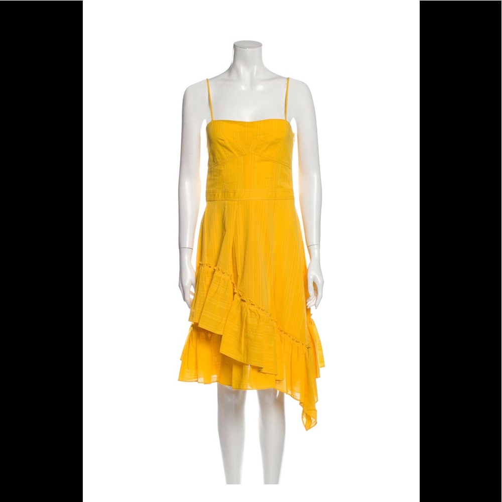 Derek Lam 10 Crosby Yellow Mini dress